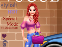 Rapunzel Fashion Magazine Model