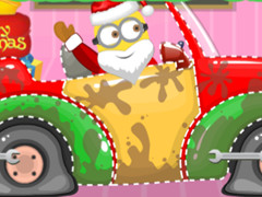 Santa Minion Christmas Car