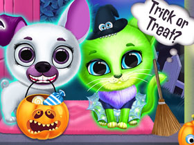 Scary Makeover Halloween Pet Salon