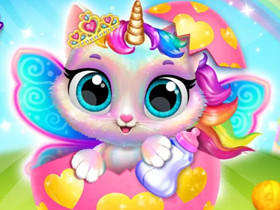 Twinkle My Unicorn Cat Princess Caring