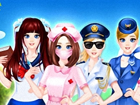 Vocational Girl Dressup