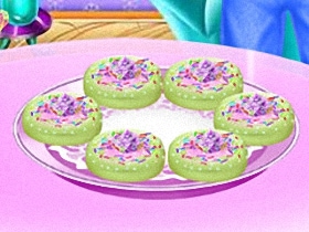 Yummy Rainbow Donuts Cooking